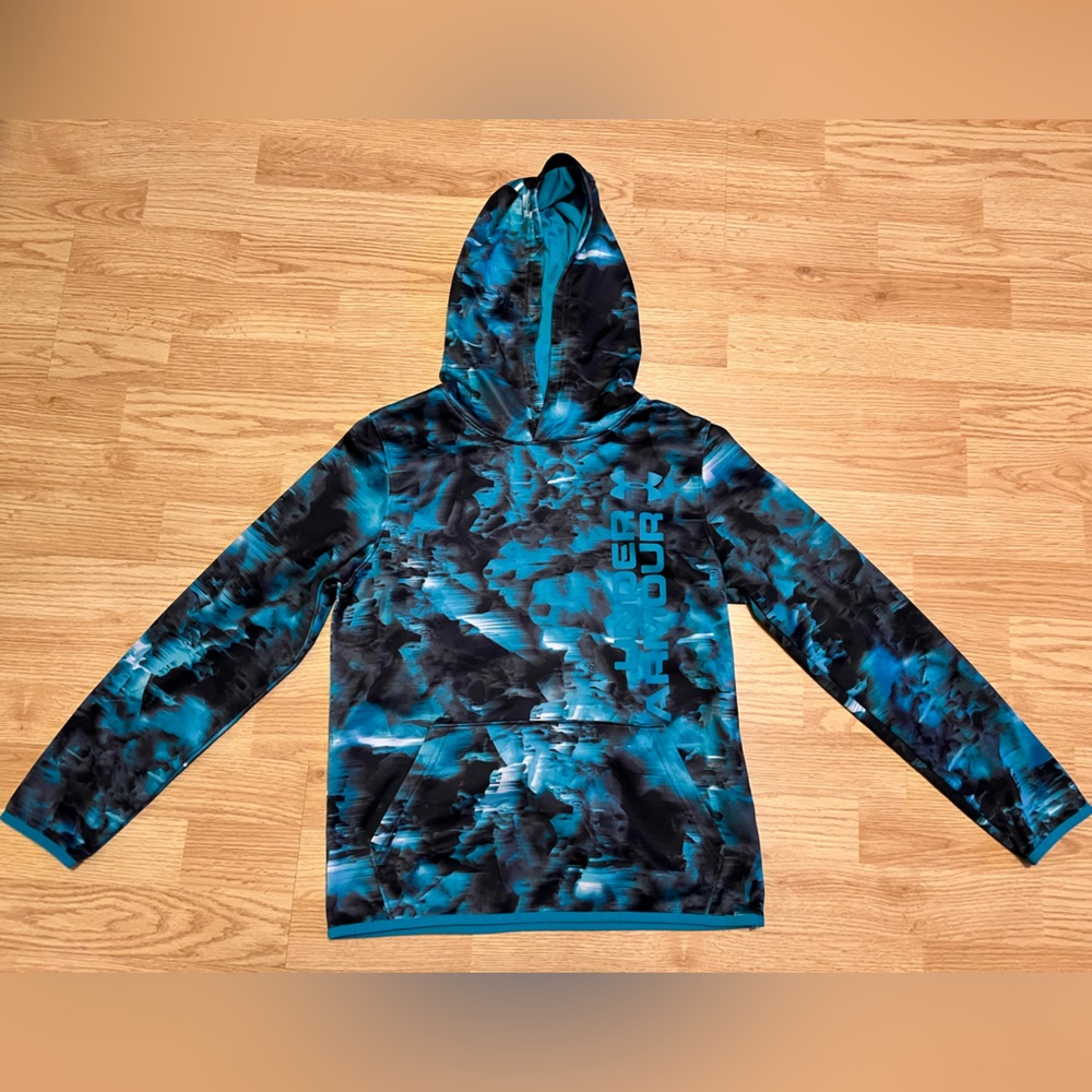 Under Armour Boys Hoodie sz YLG Coldgear